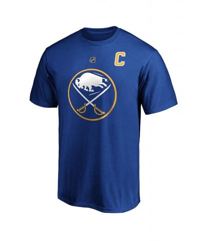 Men's Branded Jack Eichel Royal Buffalo Sabres Authentic Stack Name and Number T-shirt $22.25 T-Shirts