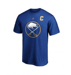 Men's Branded Jack Eichel Royal Buffalo Sabres Authentic Stack Name and Number T-shirt $22.25 T-Shirts