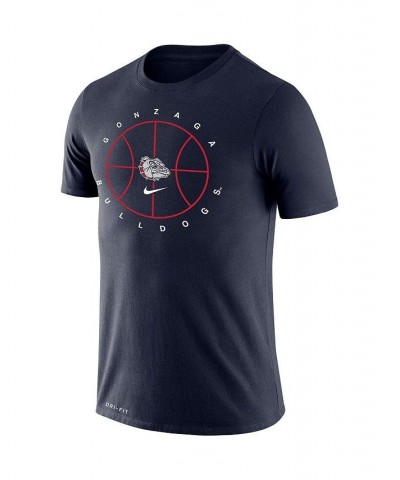 Men's Navy Gonzaga Bulldogs Basketball Icon Legend Performance T-shirt $20.50 T-Shirts