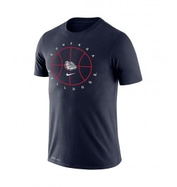 Men's Navy Gonzaga Bulldogs Basketball Icon Legend Performance T-shirt $20.50 T-Shirts