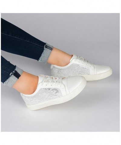 Women's Taschi Sneakers White $41.80 Shoes