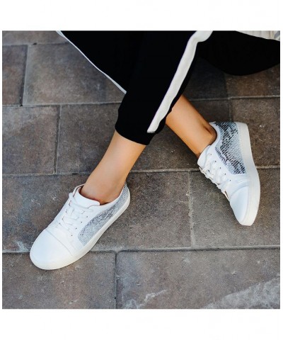 Women's Taschi Sneakers White $41.80 Shoes