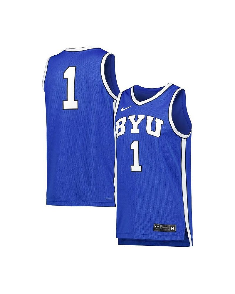 Men's Royal BYU Cougars Replica Basketball Jersey $43.20 Jersey