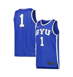 Men's Royal BYU Cougars Replica Basketball Jersey $43.20 Jersey