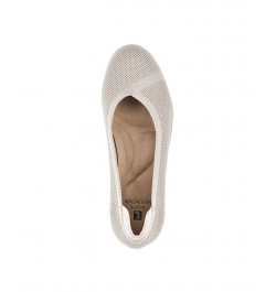 Women's Selena Hidden Wedge Flats Tan/Beige $47.17 Shoes