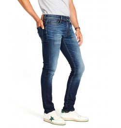 Men's Skinny Max Stretch Jeans Blue $35.11 Jeans