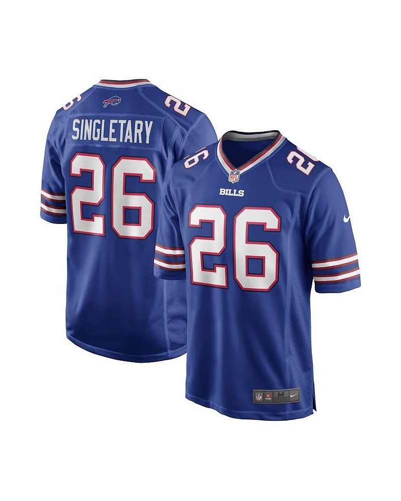 Men's Devin Singletary Royal Buffalo Bills Game Player Jersey $49.00 Jersey