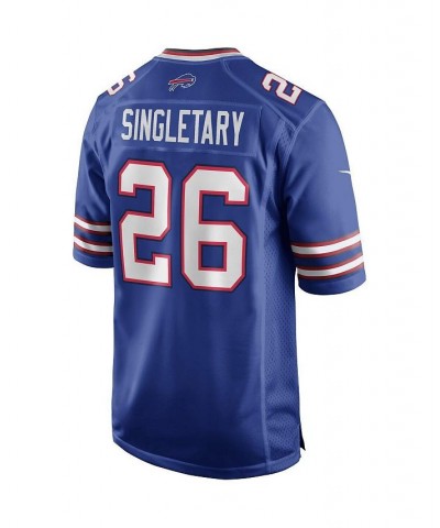 Men's Devin Singletary Royal Buffalo Bills Game Player Jersey $49.00 Jersey