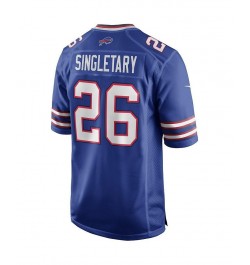 Men's Devin Singletary Royal Buffalo Bills Game Player Jersey $49.00 Jersey