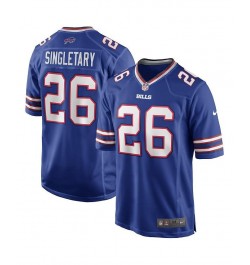 Men's Devin Singletary Royal Buffalo Bills Game Player Jersey $49.00 Jersey