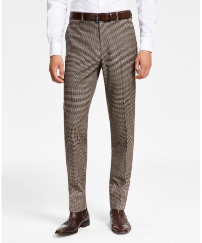 Men's Skinny-Fit Check Suit Separates Red $40.79 Suits