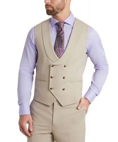 Men's Classic-Fit Tan Suit Vest Tan/Beige $23.50 Suits