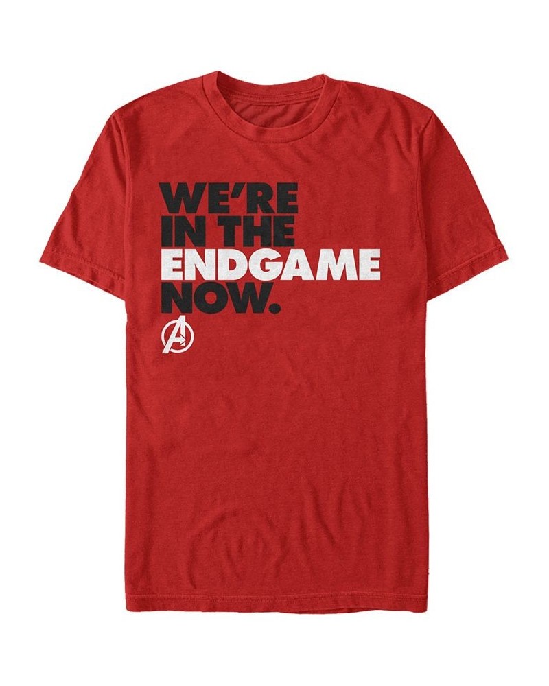 Marvel Men's Avengers Endgame We're in the Game Now, Short Sleeve T-shirt Red $17.84 T-Shirts