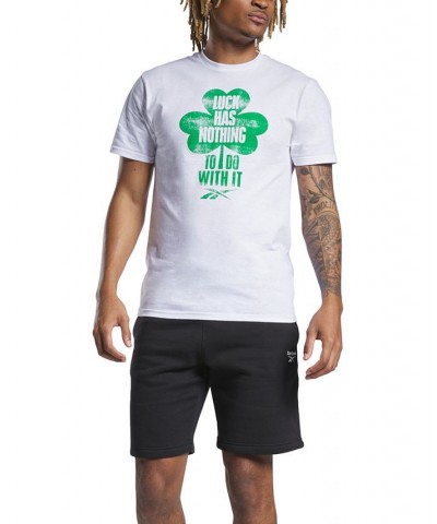 Men's Shamrock Graphic Short-Sleeve T-Shirt White $11.00 T-Shirts