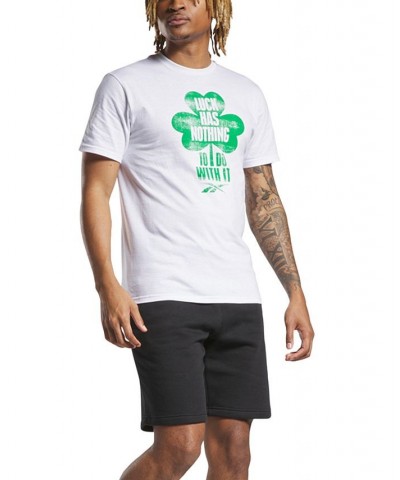 Men's Shamrock Graphic Short-Sleeve T-Shirt White $11.00 T-Shirts