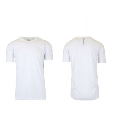 Men's Short Sleeve Moisture-Wicking Quick Dry Performance Tee White $15.40 T-Shirts