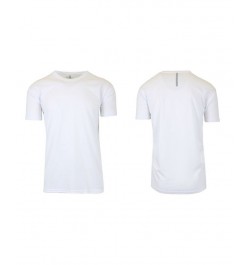 Men's Short Sleeve Moisture-Wicking Quick Dry Performance Tee White $15.40 T-Shirts