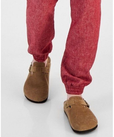 Men's Charles Linen Jogger Pants Red $16.19 Pants