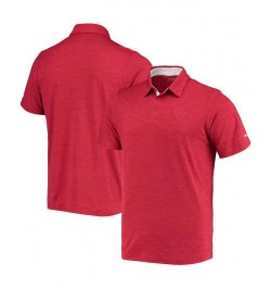 Men's Crimson Oklahoma Sooners Tech Trail Space Dye Omni-Shade Polo $28.60 Polo Shirts