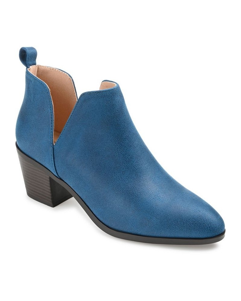 Women's Lola Booties Blue $37.40 Shoes