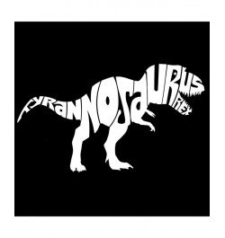 Men's Word Art Long Sleeve T-Shirt - Tyrannosaurus Rex Black $18.00 T-Shirts