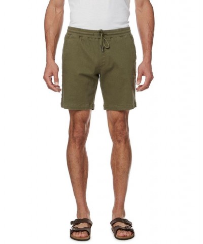 Men's Higgers Cotton Twill Blend Shorts Green $24.92 Shorts