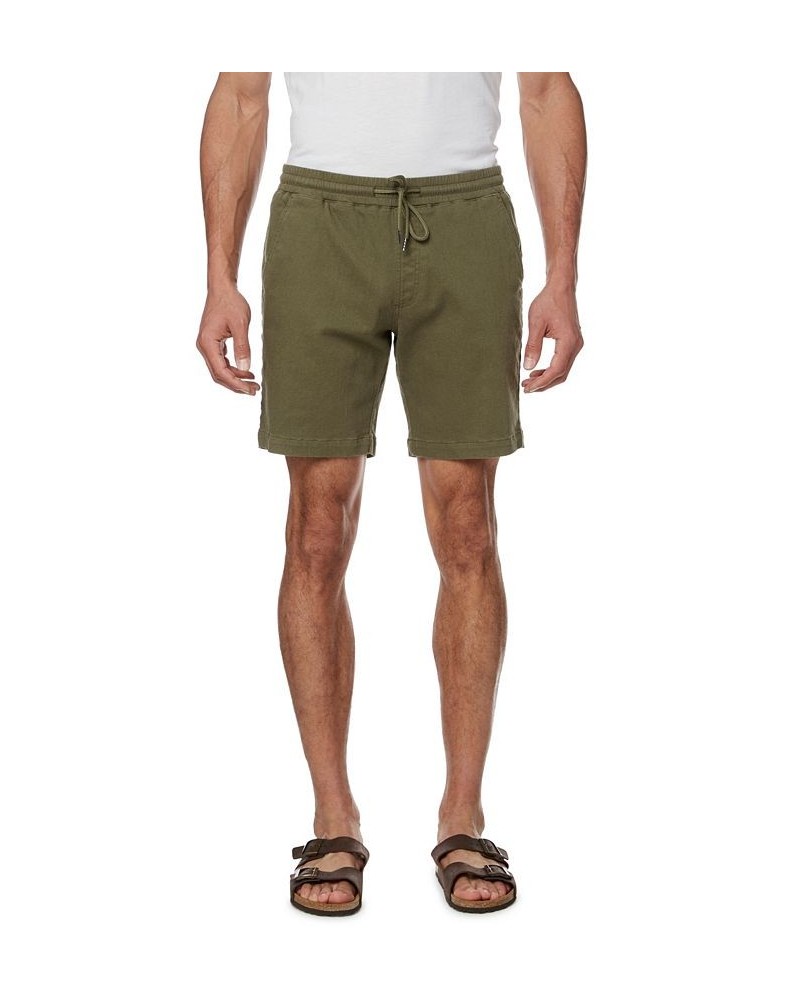 Men's Higgers Cotton Twill Blend Shorts Green $24.92 Shorts