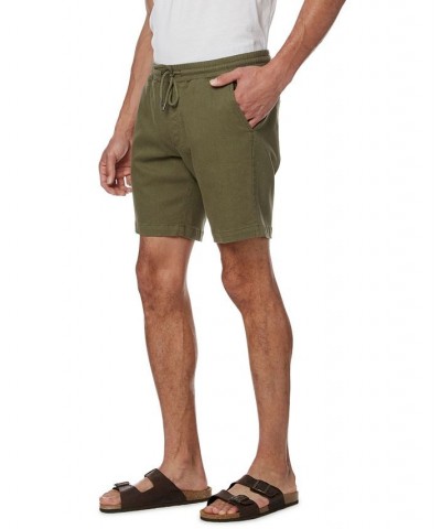 Men's Higgers Cotton Twill Blend Shorts Green $24.92 Shorts