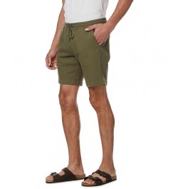 Men's Higgers Cotton Twill Blend Shorts Green $24.92 Shorts