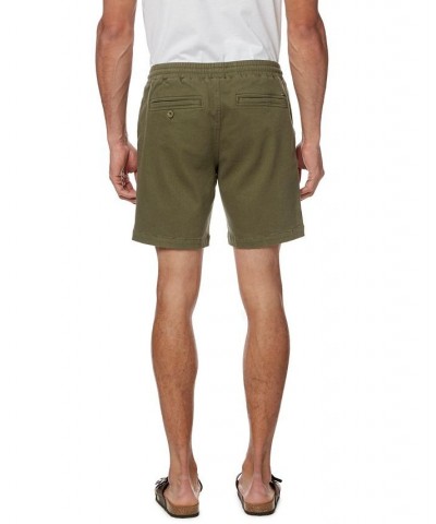 Men's Higgers Cotton Twill Blend Shorts Green $24.92 Shorts