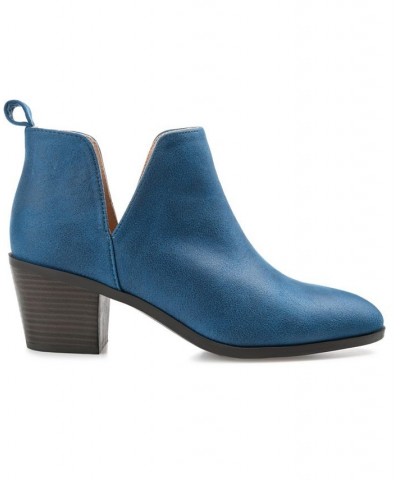 Women's Lola Booties Blue $37.40 Shoes