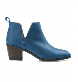 Women's Lola Booties Blue $37.40 Shoes