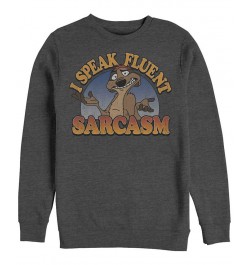 Disney Men's Lion King Timon Speaks Sarcasm, Crewneck Fleece Heathr Gry $24.75 Sweatshirt