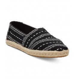 Women's Alpargata Rope Slip-On Flats PD03 $34.50 Shoes