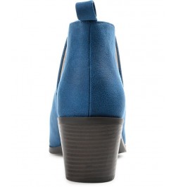 Women's Lola Booties Blue $37.40 Shoes