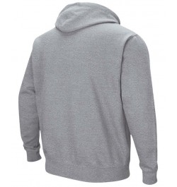 Men's Heather Gray Alabama Crimson Tide Arch and Logo 3.0 Pullover Hoodie $35.99 Sweatshirt