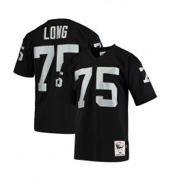 Men's Howie Long Black Las Vegas Raiders 1983 Authentic Throwback Retired Player Jersey $90.62 Jersey