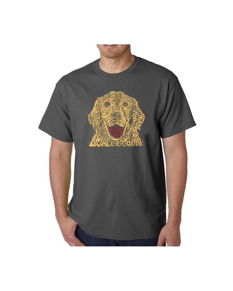 Men's Word Art T-Shirt - Dog Gray $20.64 T-Shirts