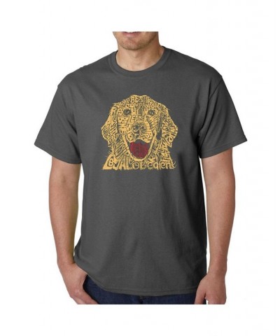 Men's Word Art T-Shirt - Dog Gray $20.64 T-Shirts