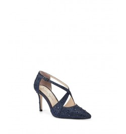 Women's Accile Crisscro Pumps Blue $52.47 Shoes