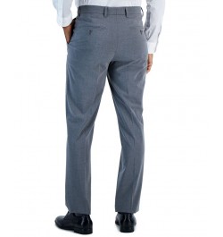 Men's Slim Fit Spandex Super-Stretch Suit Separates Pants Gray $45.15 Suits