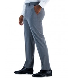 Men's Slim Fit Spandex Super-Stretch Suit Separates Pants Gray $45.15 Suits