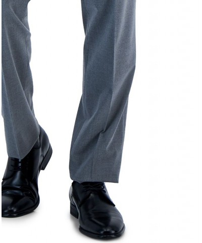 Men's Slim Fit Spandex Super-Stretch Suit Separates Pants Gray $45.15 Suits