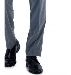 Men's Slim Fit Spandex Super-Stretch Suit Separates Pants Gray $45.15 Suits