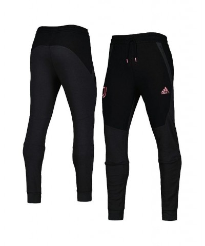 Men's Black Juventus Travel Pants $45.60 Pants