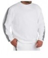 MVP Collections Men's Big & Tall Striped Sleeve Sweatshirt White $44.50 Sweatshirt