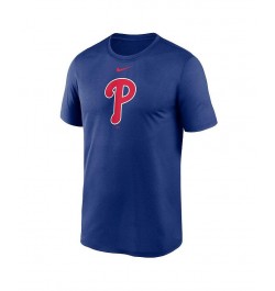 Men's Royal Philadelphia Phillies Big and Tall Logo Legend Performance T-shirt $22.00 T-Shirts