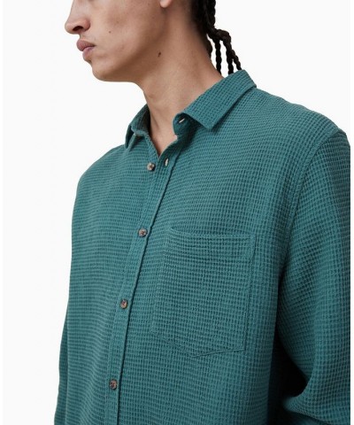 Men's Camden Long Sleeve Shirt Green $29.99 Shirts