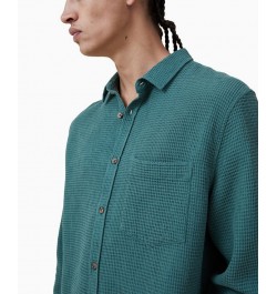 Men's Camden Long Sleeve Shirt Green $29.99 Shirts