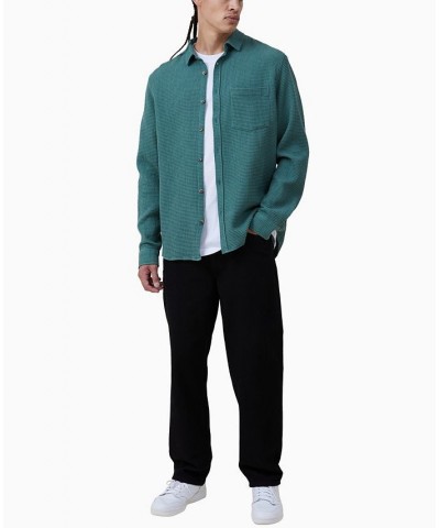 Men's Camden Long Sleeve Shirt Green $29.99 Shirts